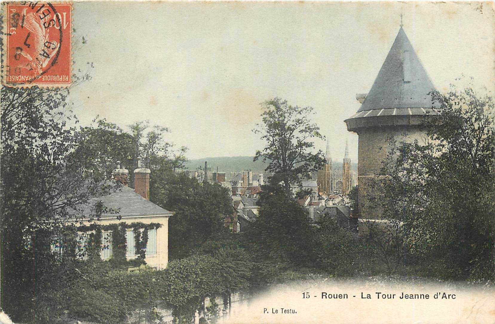 CPA Rouen La Tour Jeanne d'Arc 