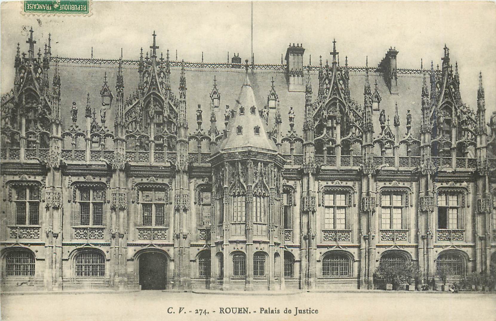 CPA Rouen Palais de Justice 