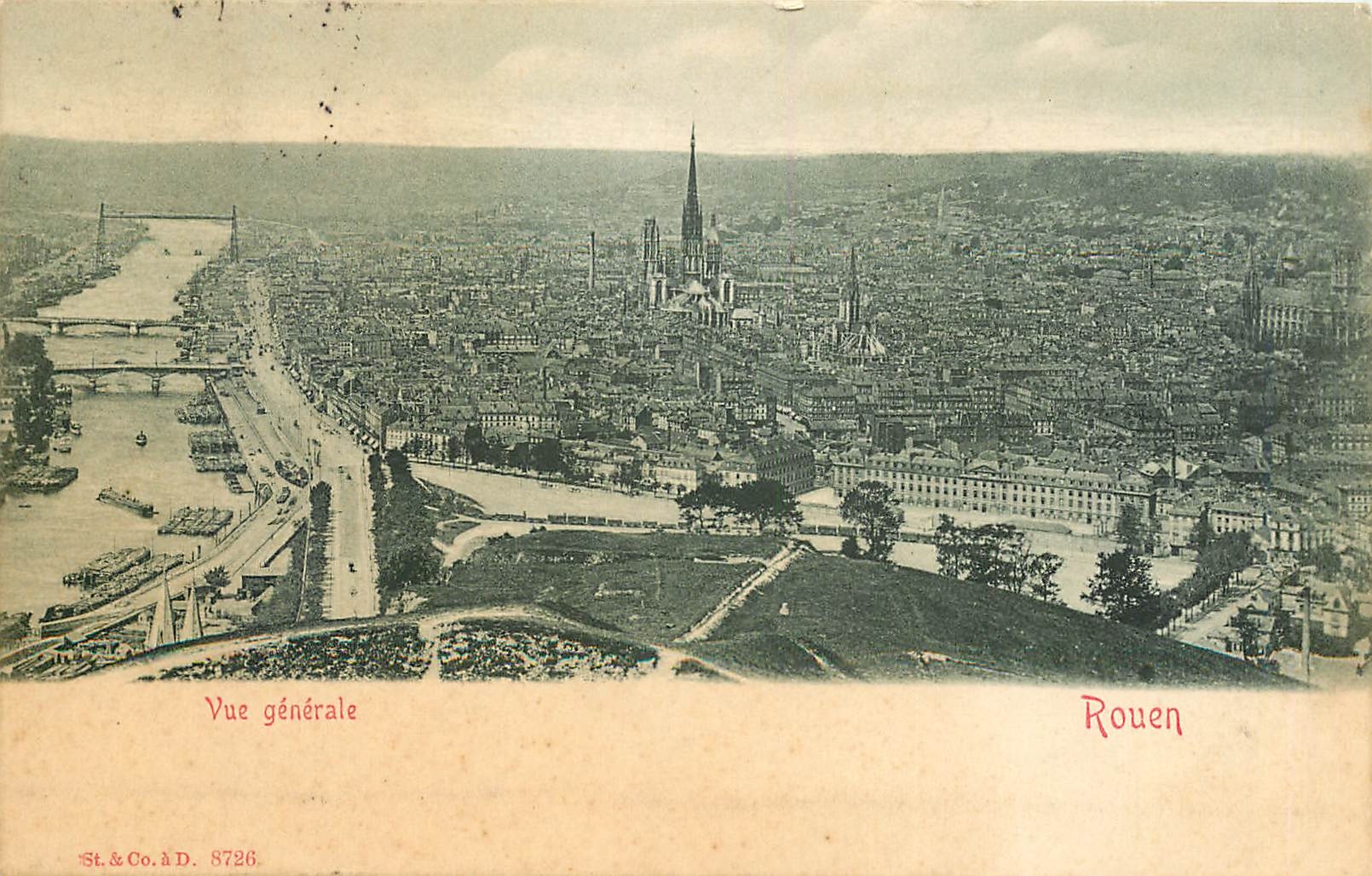 CPA Rouen Vue Generale 