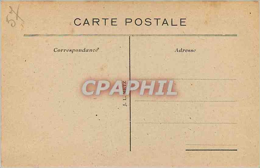 CPA Metz La Grande Poste  — Rückseite