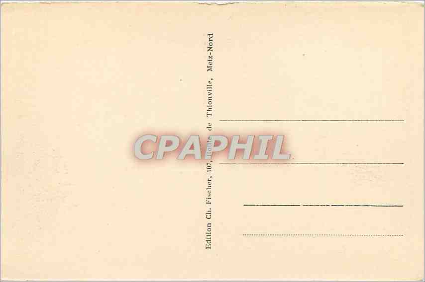 CPA Metz La Porte Serpenoise  — Rückseite