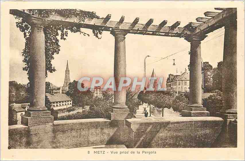 CPA Metz Vue prise de la Pergola 