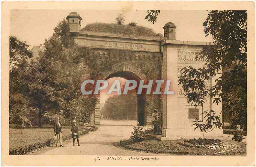 CPA Metz Porte Serpenoise 