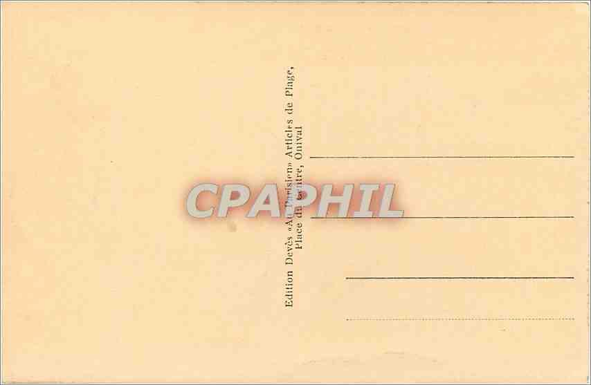 CPA Onival sur Mer La Plage a Maree Basse  — Back