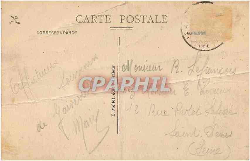CPA Gaineville S Inf Le Presbytere ancien Manoir XV  — Rückseite