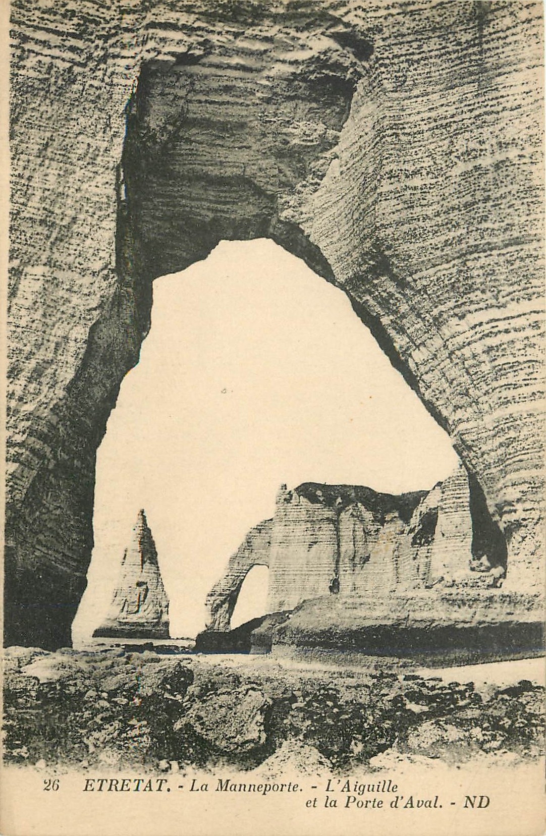 CPA Etretat La Manneporte L'Aiguille et la Porte d'Aval 