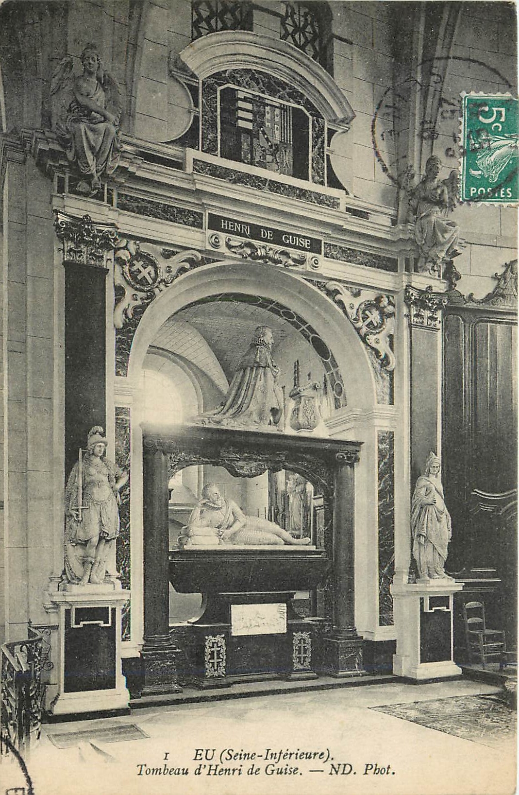 CPA Eu Seine Inferieure Tombeau d'Henri de Guise 