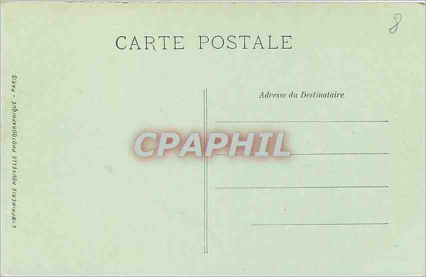 CPA Le Havre L'Hotel de Ville et le Jardin public  — Rückseite