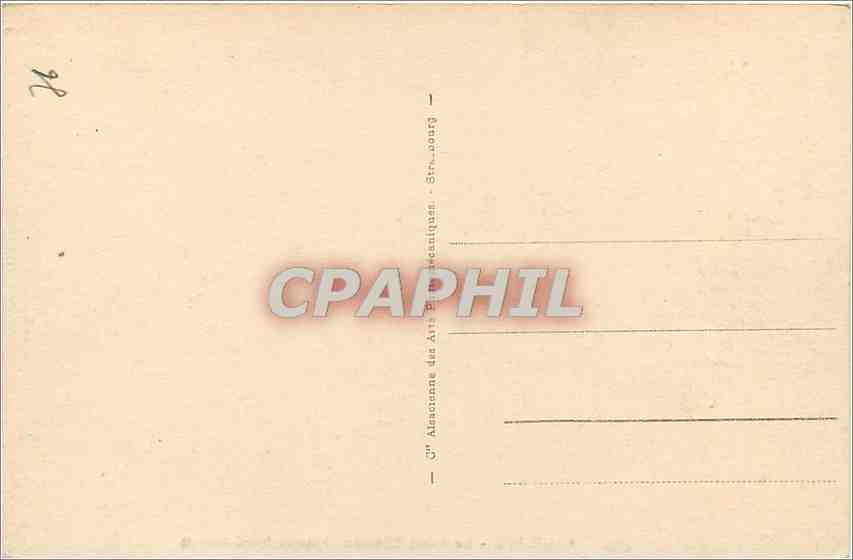 CPA Dieppe Le Vieux Chateau  — Verso