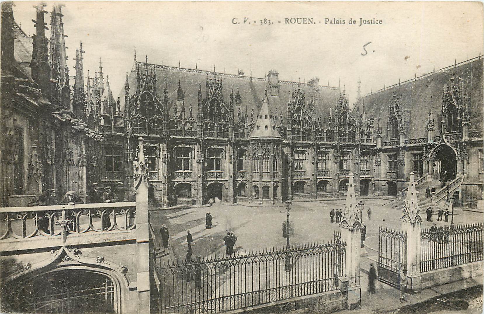 CPA Rouen Palais de Justice 