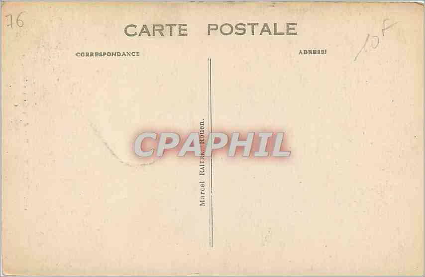 CPA Rouen Rue de la Grosse Horloge  — Verso