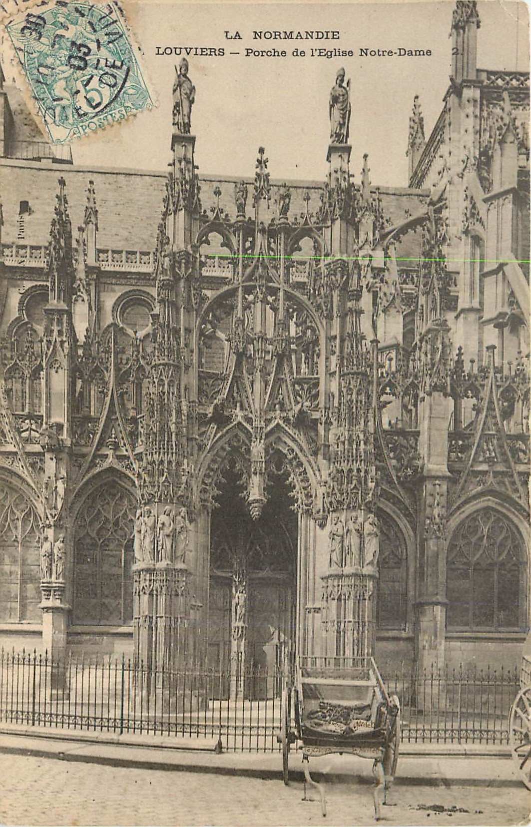Louviers — Porche de l'Église Notre-Dame — La Normandie