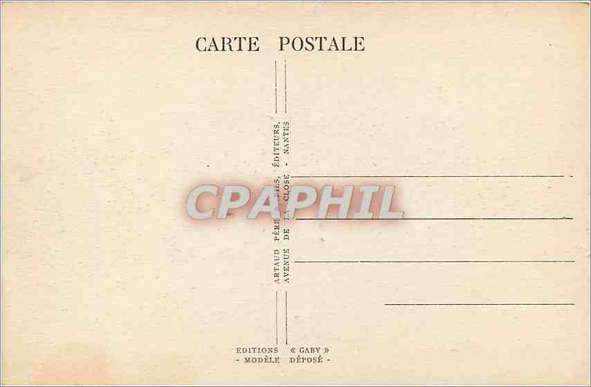 CPA Le Mans Sarthe Le Pont en X  — Rückseite