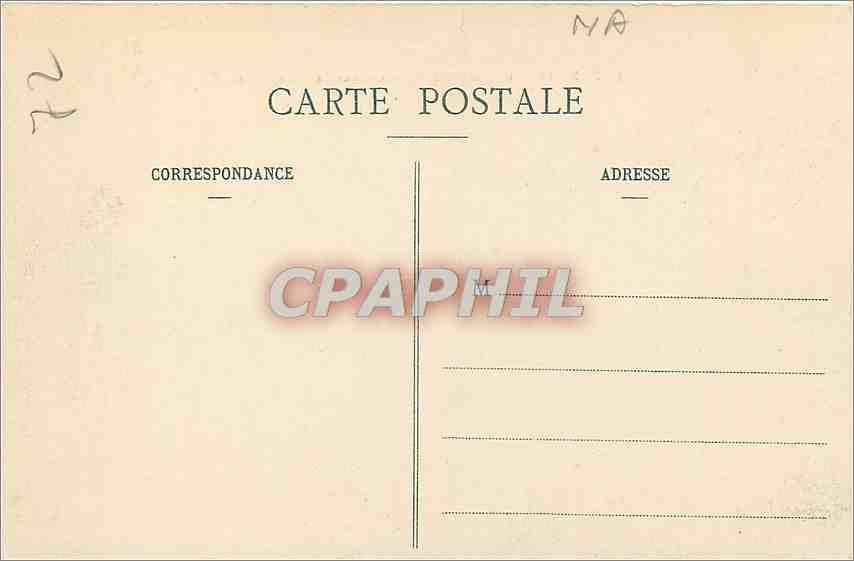 CPA St Leonard des Bois Les Coteaux du Deluge  — Rückseite