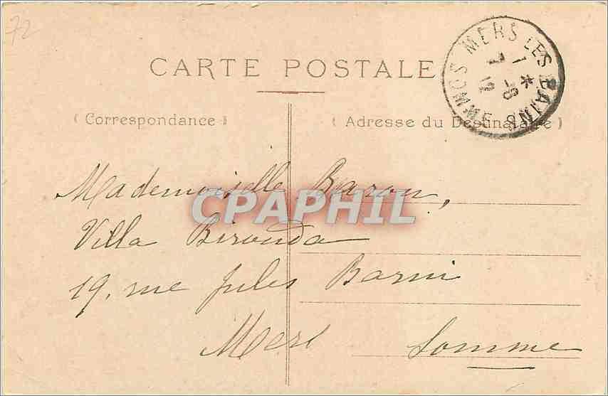 CPA Le Mans Abside de la Cathedrale  — Verso