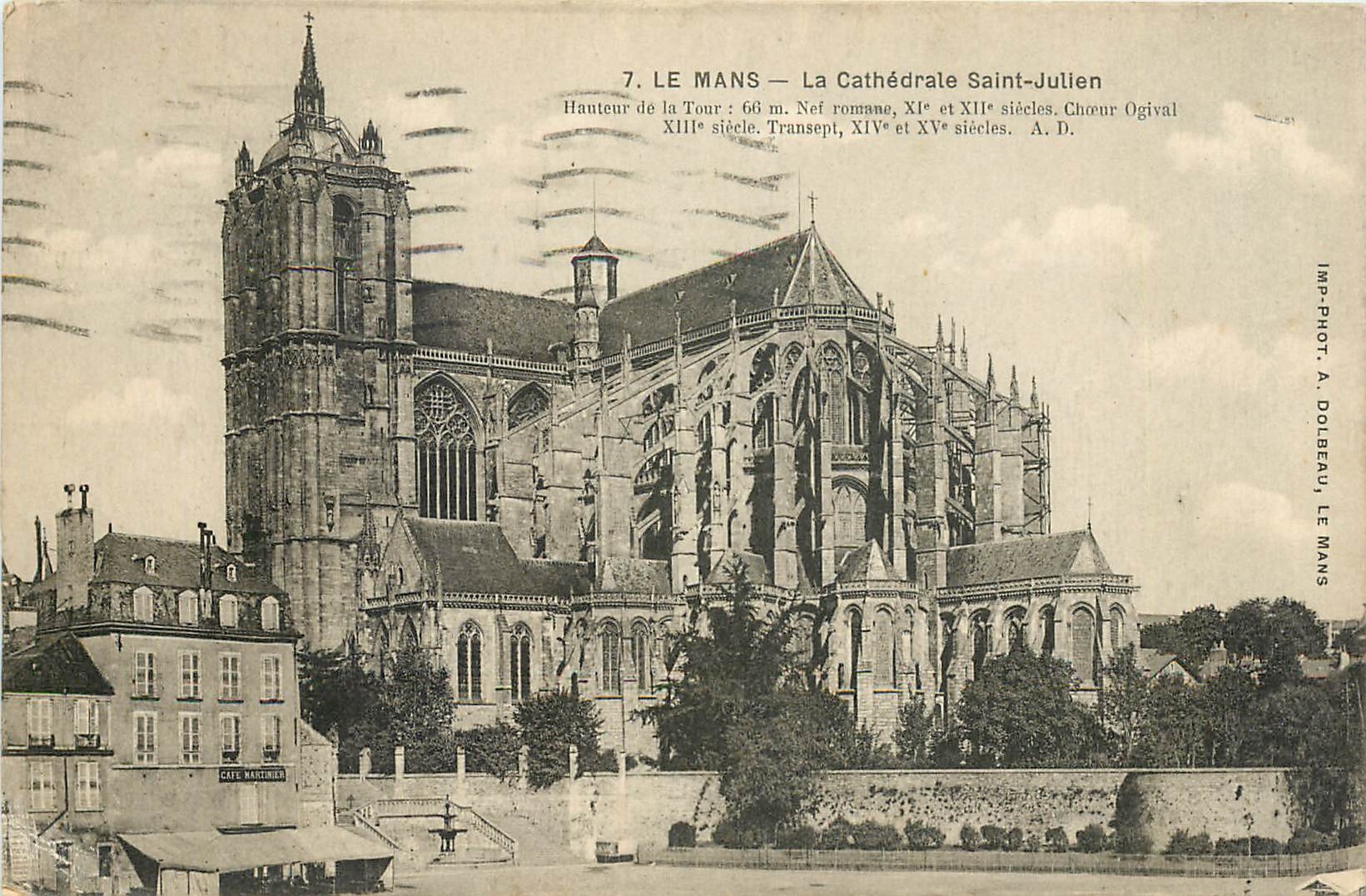CPA Le Mans La Cathedrale Saint Julien 