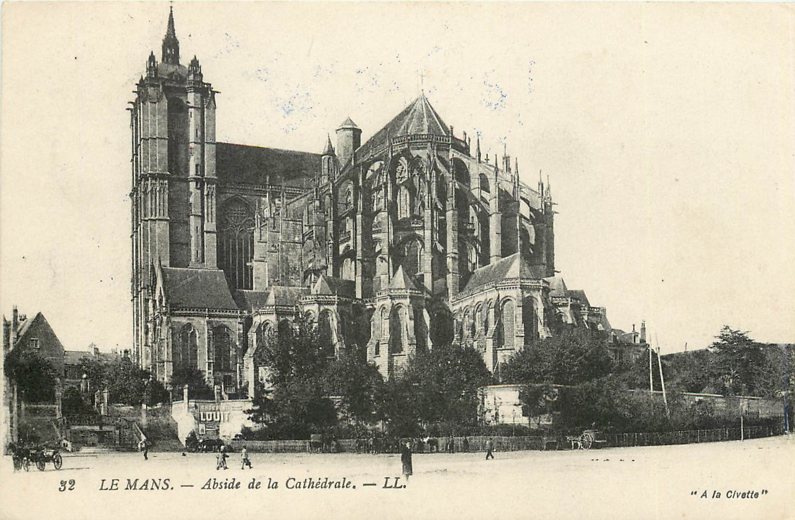 CPA Le Mans Abside de la Cathedrale 