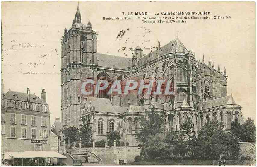 CPA Le Mans La Cathedrale Saint Julien 