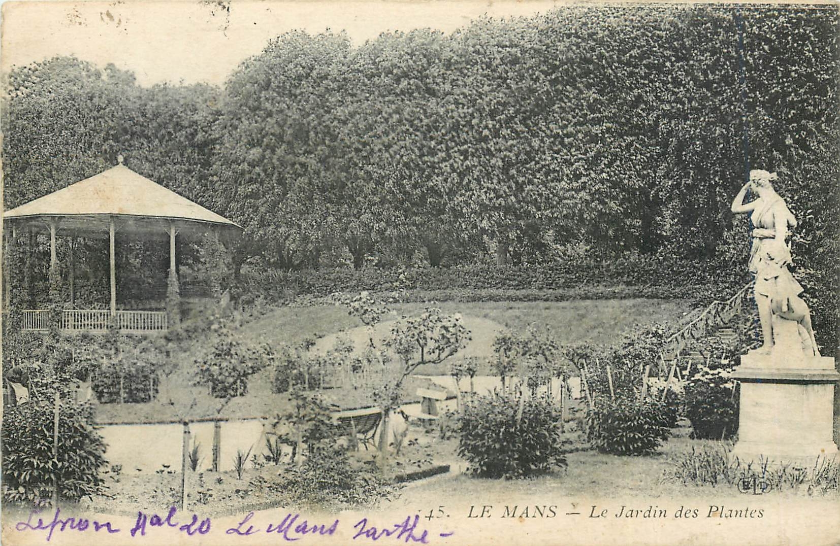 CPA Le Mans Le Jardin des Plantes 