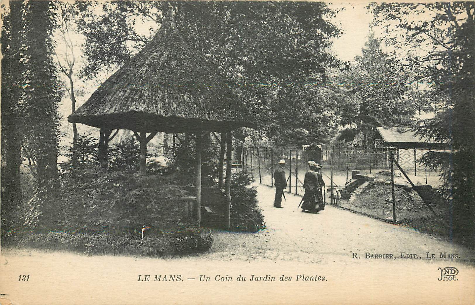 CPA Le Mans Un Coin du Jardin des Plantes 