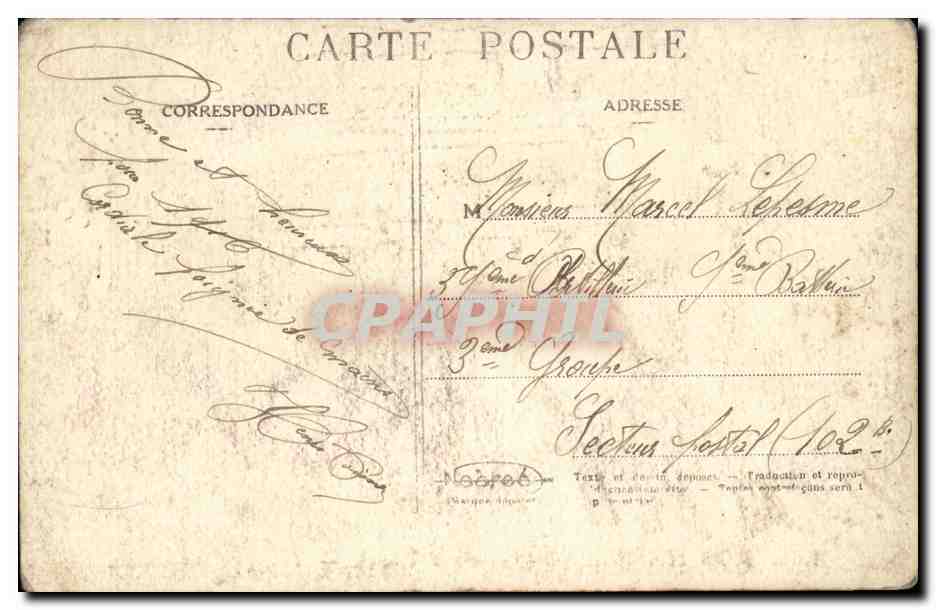 Illustrateur CPA Nos Mathurins (l'escale a Tunis) Toujours amoureux — Rückseite