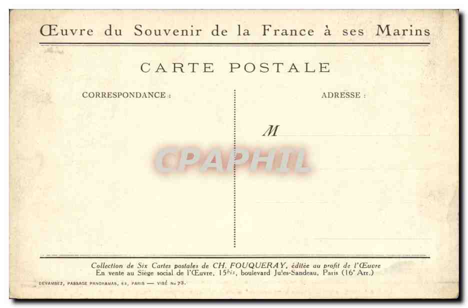 A L'ABORDAGE ! — L'aviso "Nordcaper" prende a bordo una goletta turca (novembre 1915) — Px D. Charles Fouquay — Verso