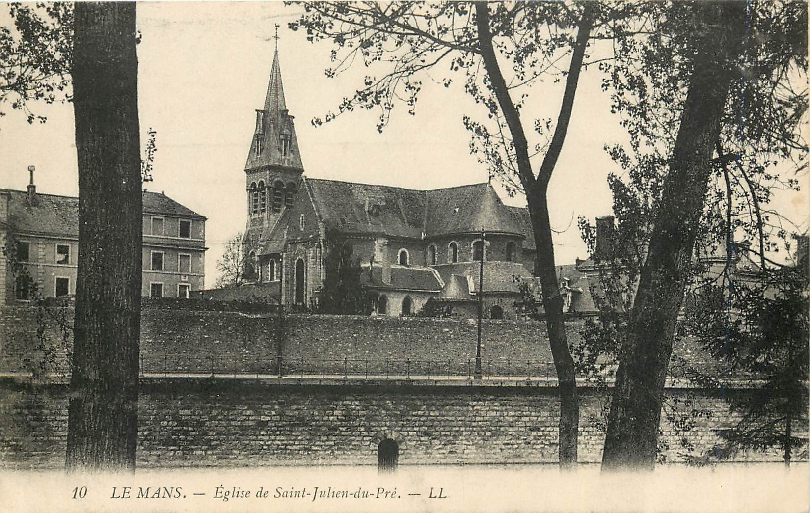 CPA Le mans Eglise de Saint Julen Pre LL