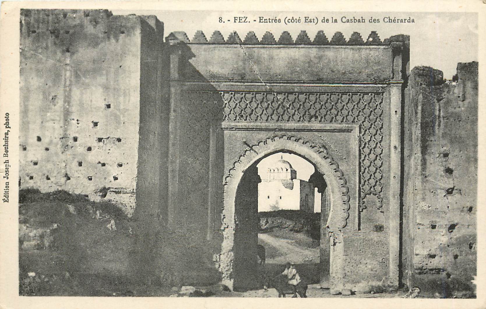 CPA Fez Entrée cote est de la casbah des cherards
