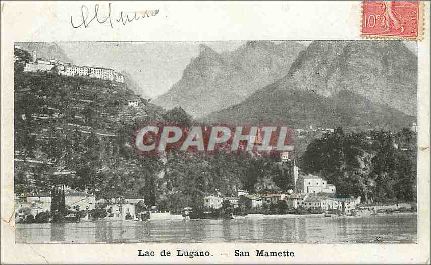 CPA Lac de Lugano San mamette