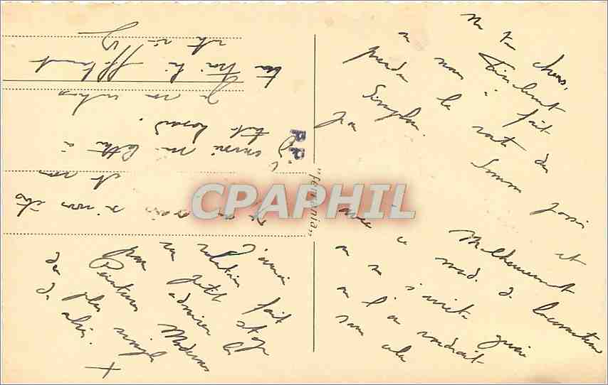 CPA Carte Postale — Rückseite