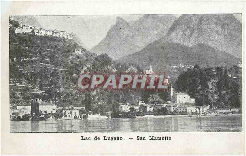 CPA Lac de Lugano San mamette