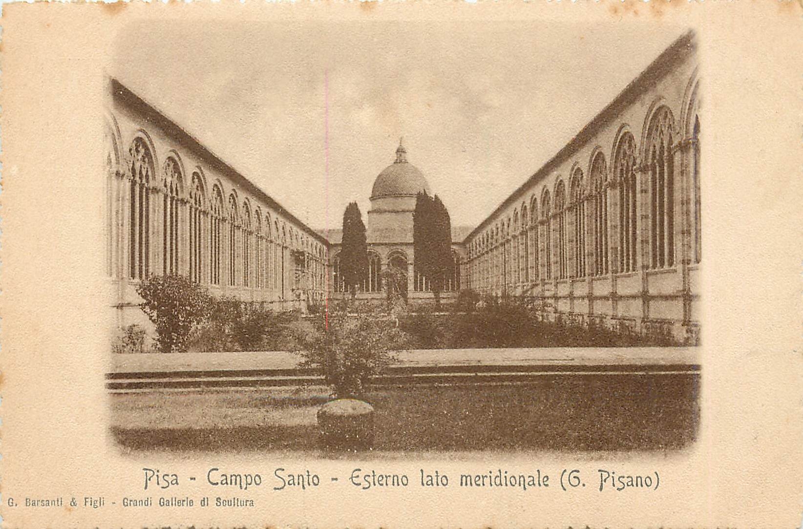 CPA Pisa Campo Santo Esterno lato  Meridionale G. Pisano
