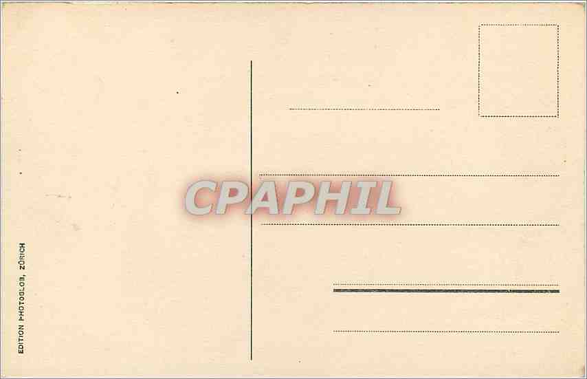 CPA Murten festungsmuer Morat Ramparts — Verso