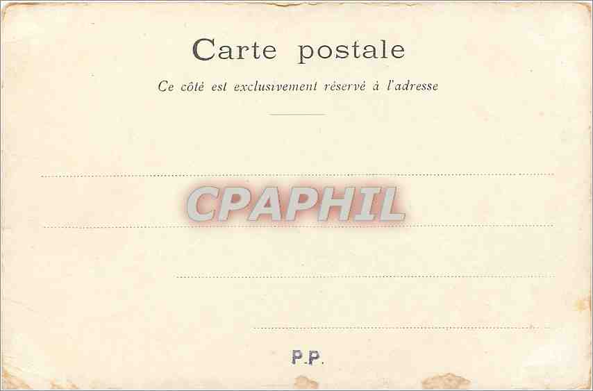 CPA Geneve Hotel des postes — Verso
