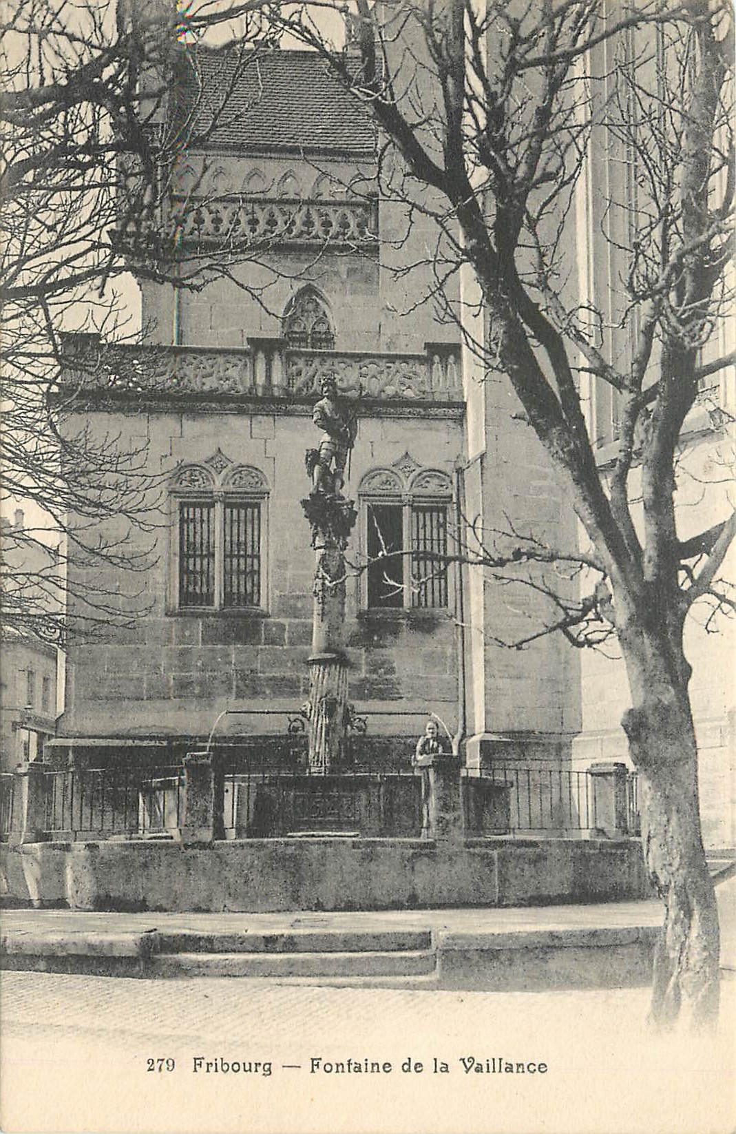 CPA Fribourg Fontaine de la vallasce