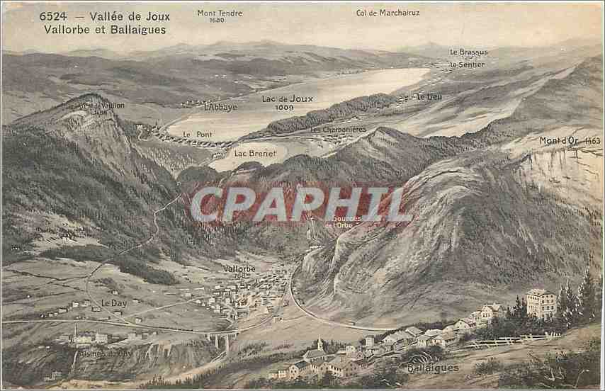 CPA Vallee de Joux Vallorbe et Ballaigues