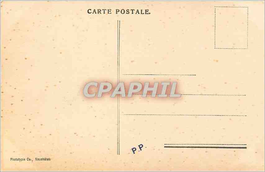 CPA Vallee de Joux Vallorbe et Ballaigues — Rückseite