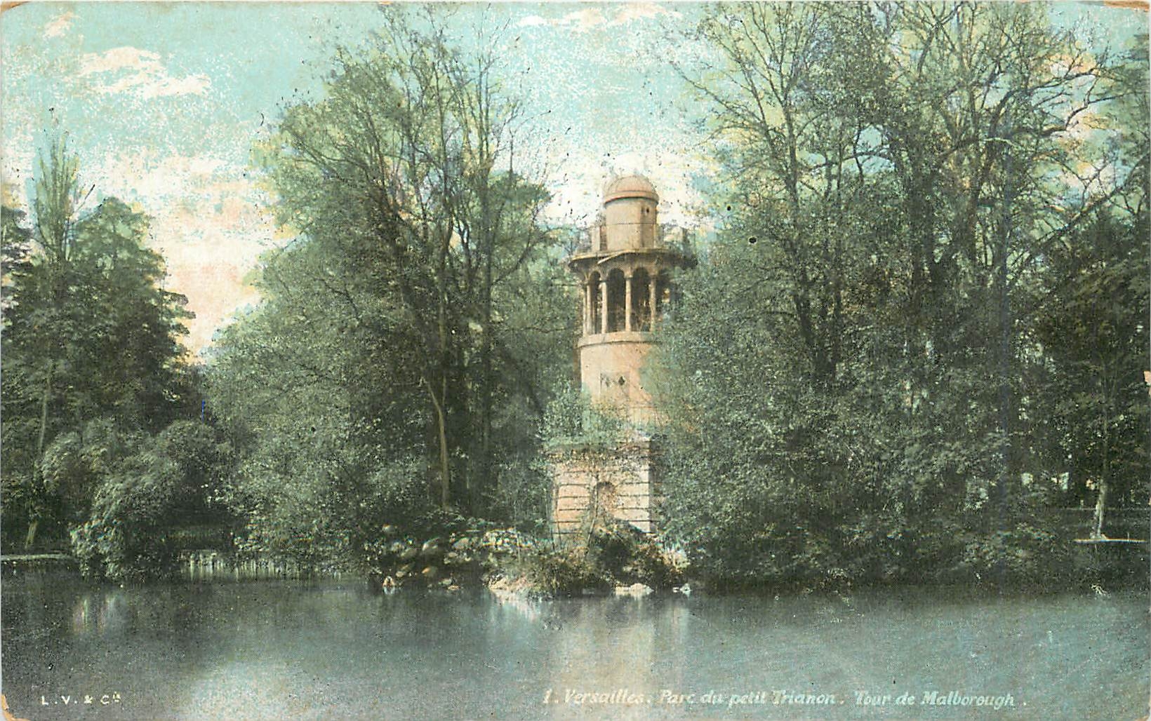 CPA Versailles parc du peit Thanon Tour de Malborough
