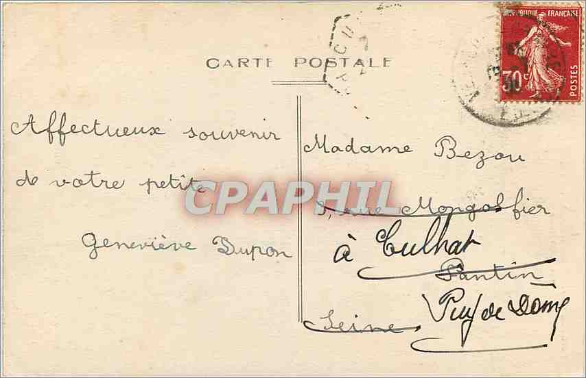 CPA Verneuil  Eure maison du XVI e siecle Rue Notre Dame Boulangerie — Rückseite