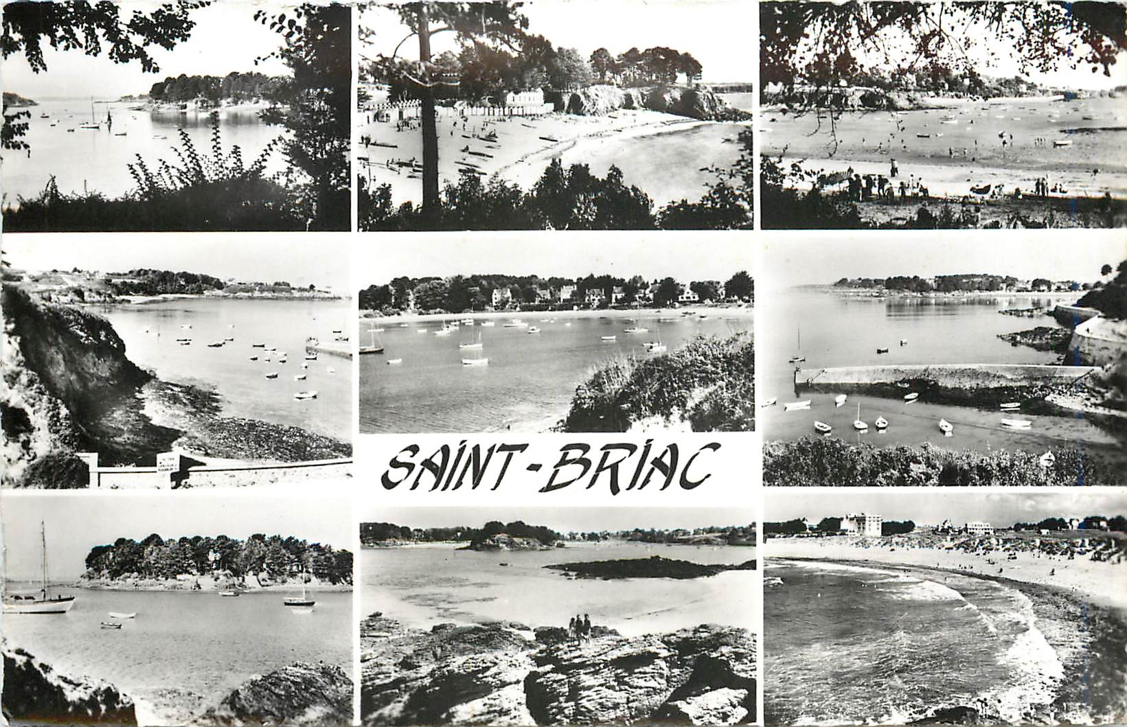 CPM Saint Briac Echapee vers le port Plage de la Saliniere 