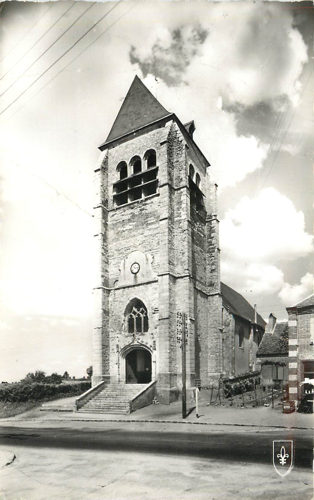 CPM La ferte Saint Aubin loiret L'Eglise de Saint Aubin