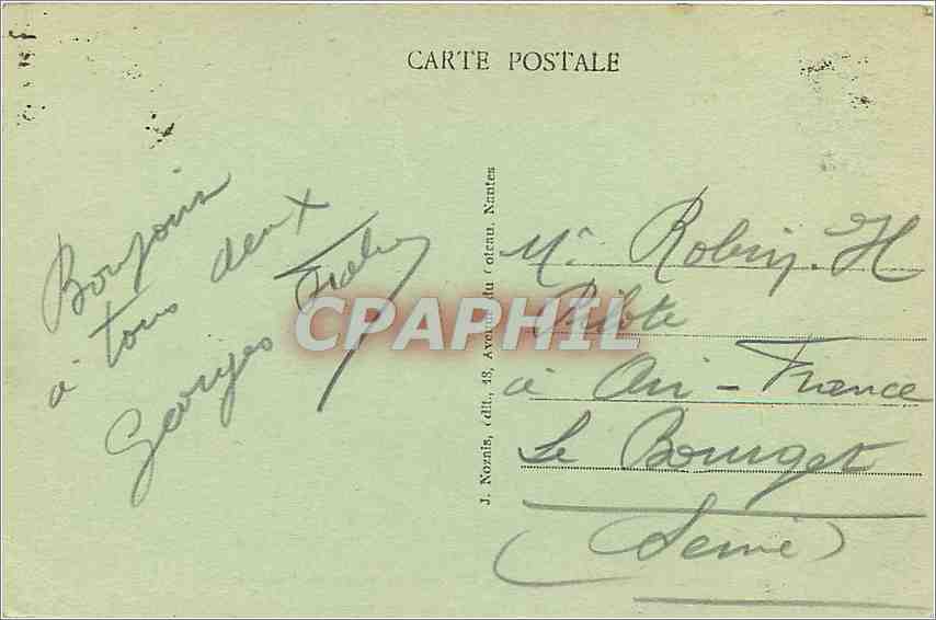 CPA Vannes Morbihan maison du XV e siecle de la Rue des Fontaines — Rückseite