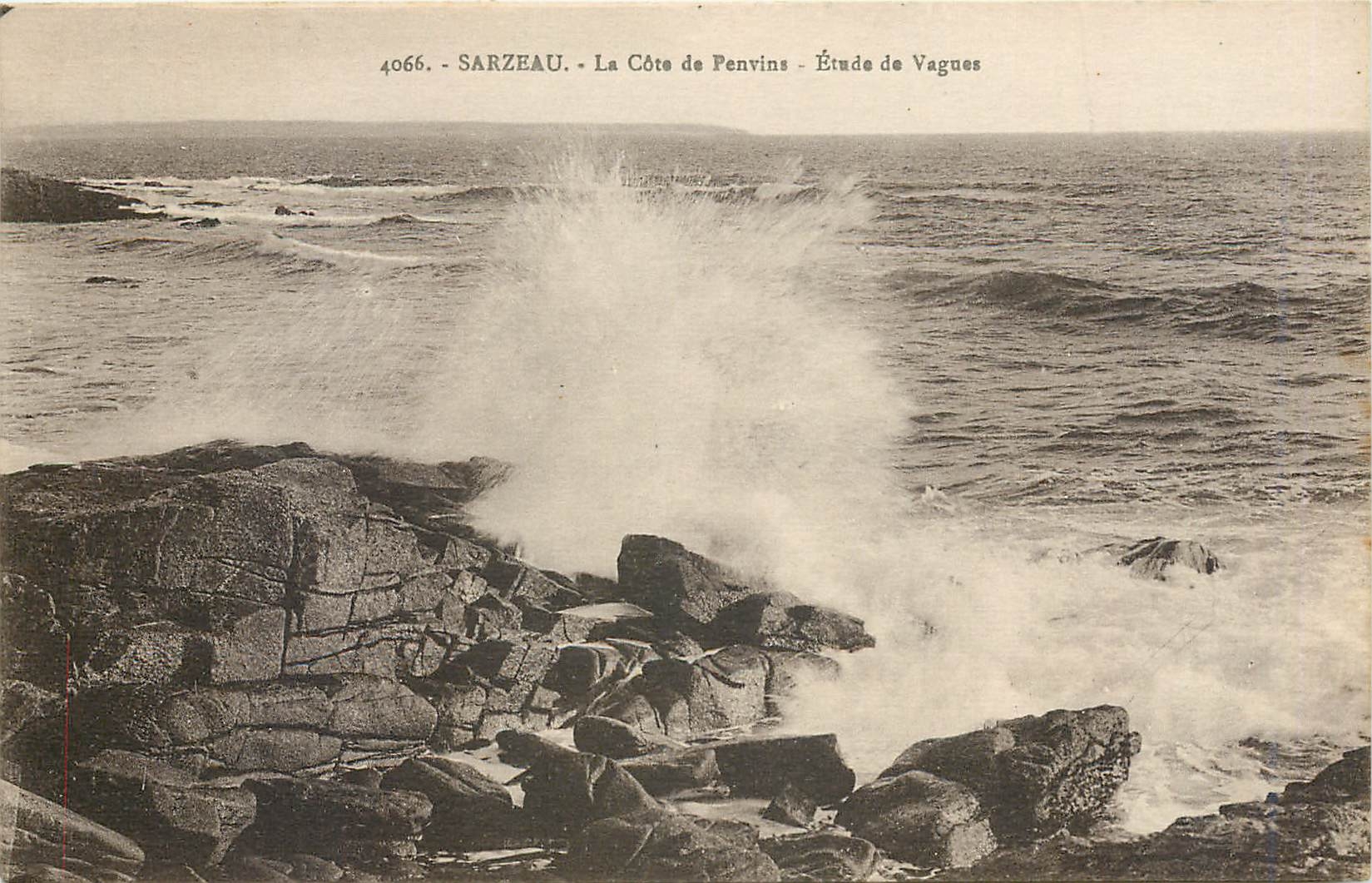 Sarzeau - La Côte de Penvins - Étude de Vagues