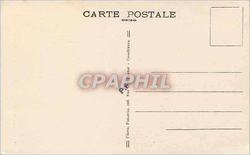 CPA Marrakech Tmusolee des Rois Saadiens La salle de la messaouda — Rückseite
