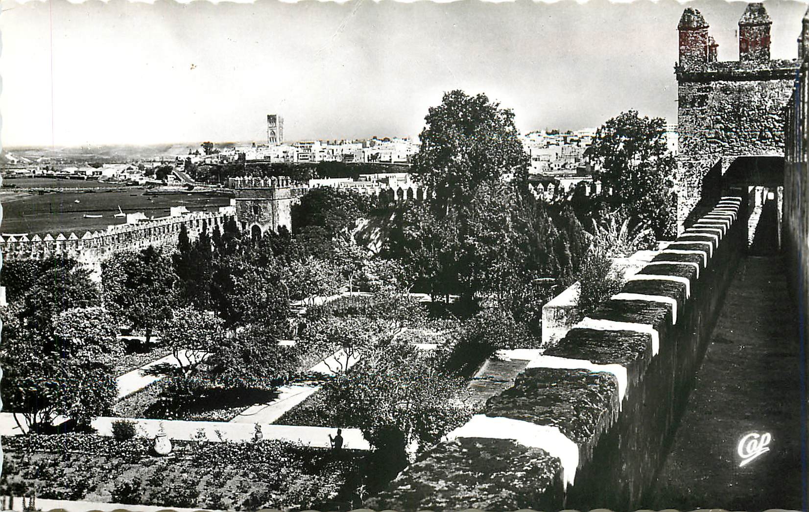 CPA Rabat Chemin de Ronde des ouadaias