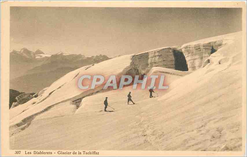 CPA Les diablesses Glacier de la Tschiffaz Alpinisme