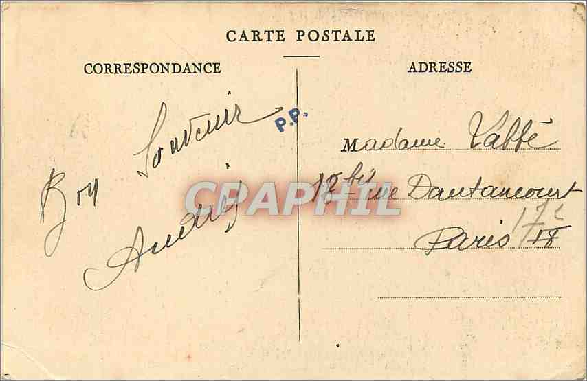 CPA Font Romeu alt 1800m le grand hotel et les tennis — Rückseite