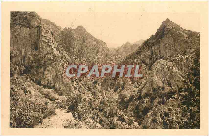 CPA Au pays catalan vernet les bains Gorges du Cadp