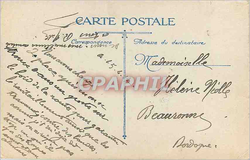 CPA Joffre Militaria Medaille Medailles — Rückseite