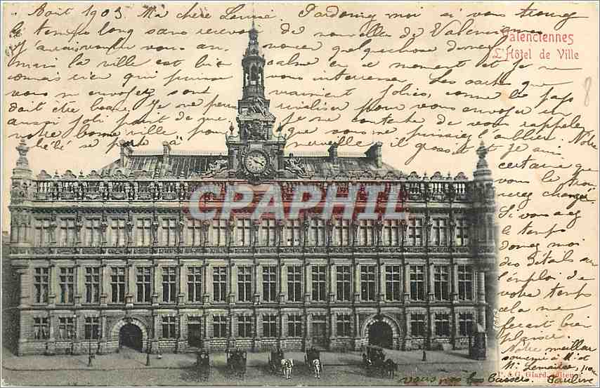 CPA Valenciennes L'hotel de Ville 